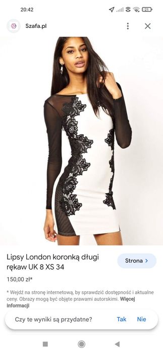 Sukienka koronka Lipsy London 36