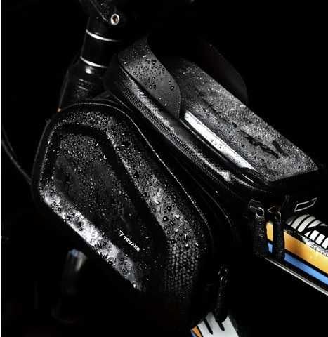 Водонепроникна Велосумка для телефону с Сенсорной панелью на раму