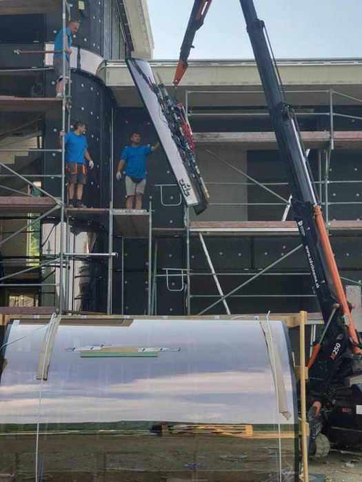 Mini Żuraw, BG LIFT M250, Dźwig, Pająk, Montaż - wynajem z operatorem.