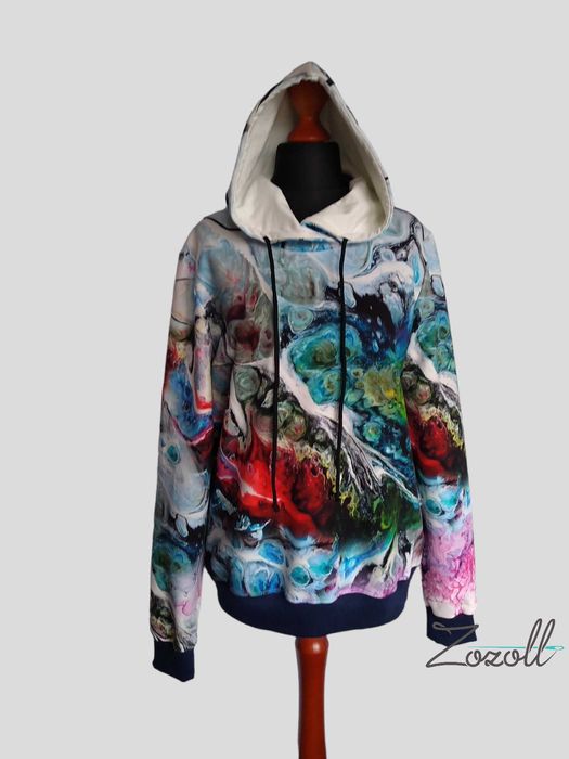 Bluza damska z kapturem rozmiar L Handmade