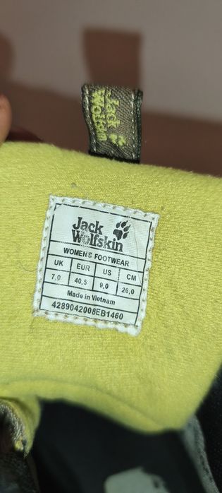 Nr 40.5 Buty Trekkingowe Jack Wolfskin  Membrana Stan Bardzo Dobry.