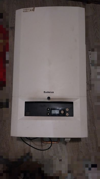 Piec gazowy Buderus, bojler na ciepła wodę, sterownik