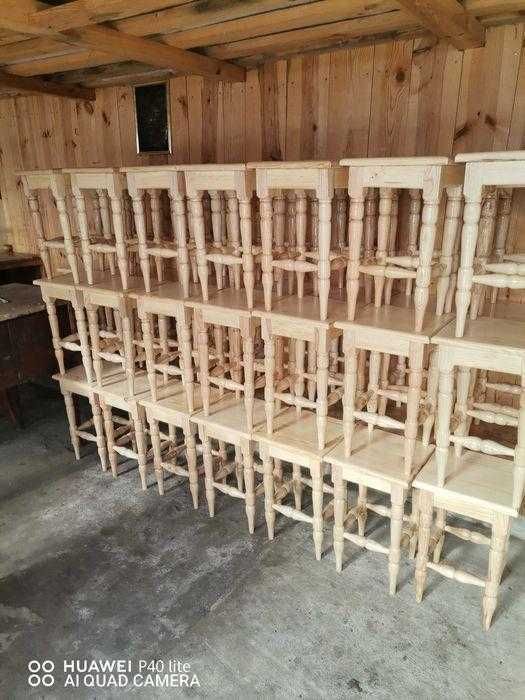 Вироби з дерева стільці без спинки