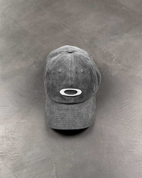 Кепка Oakley Remix Dad Hat Black Logo White