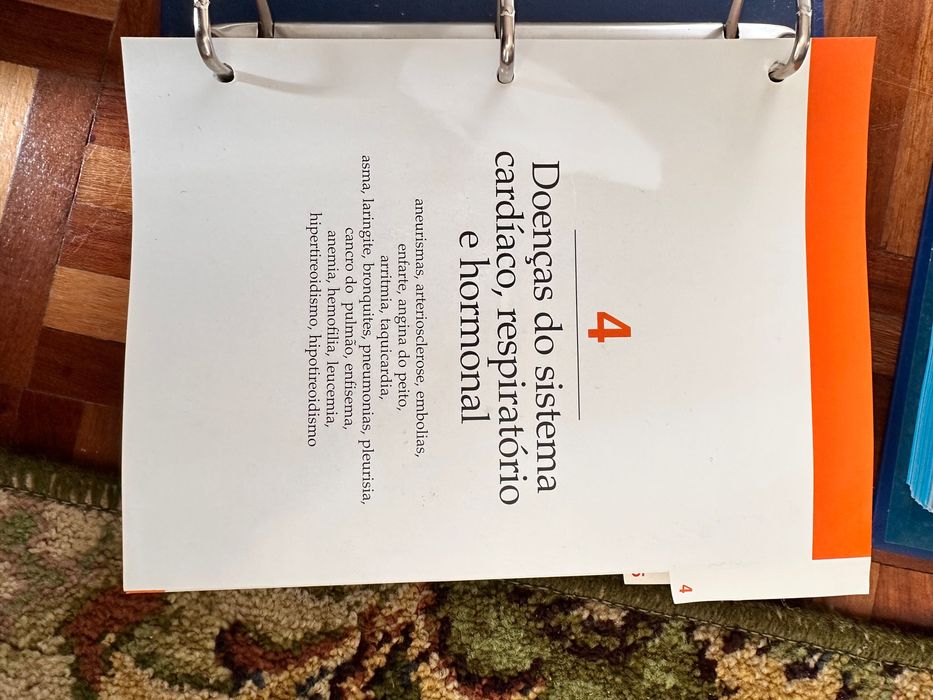 Coleção de livros sobre saúde