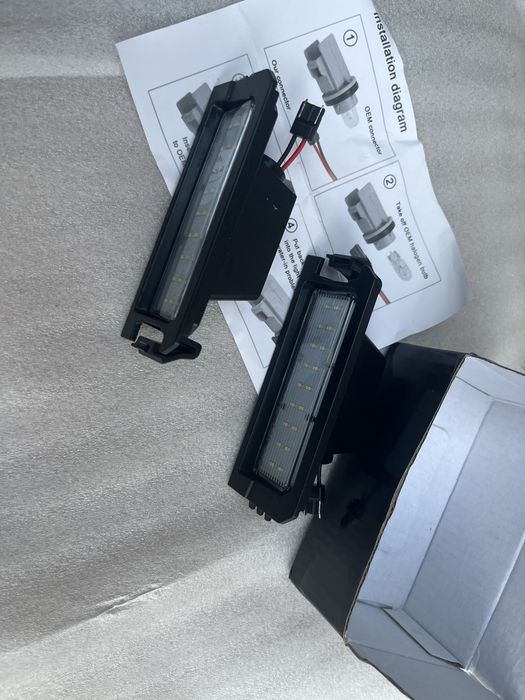 Подсветка номера Hyundai i30 ElantraSonataVelosterKiaRioNiroCadenza