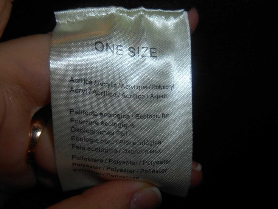 пончо накидка з хутром розмір універсальний