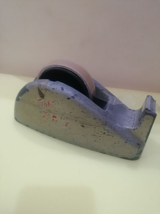 Desenrolador de fita cola muito ANTIGO * dos anos 1960 * coleção