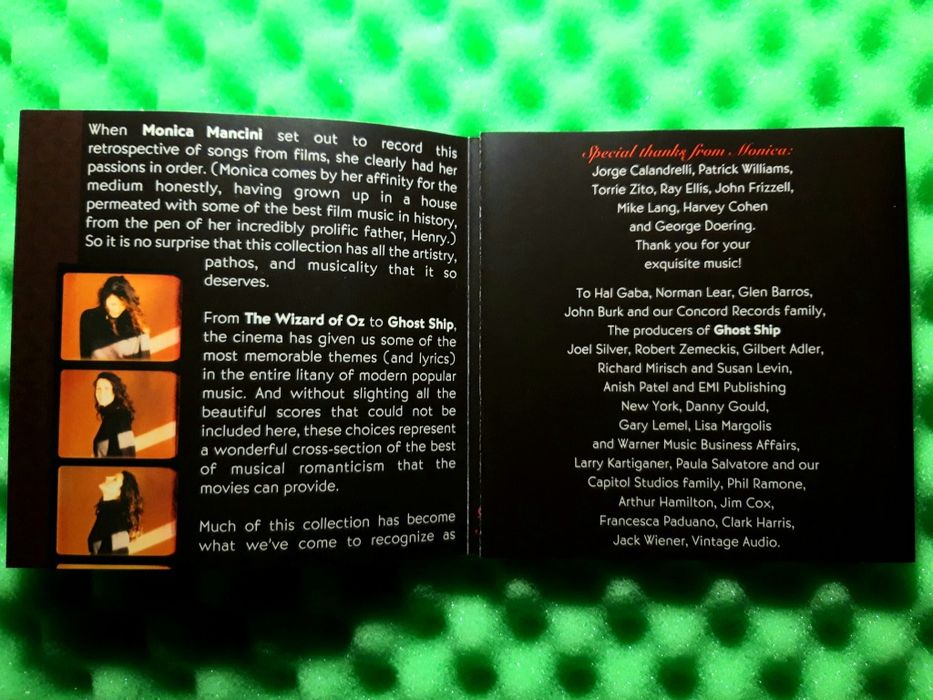 Monica Mancini - Cinema Paradiso (CD, 2002)