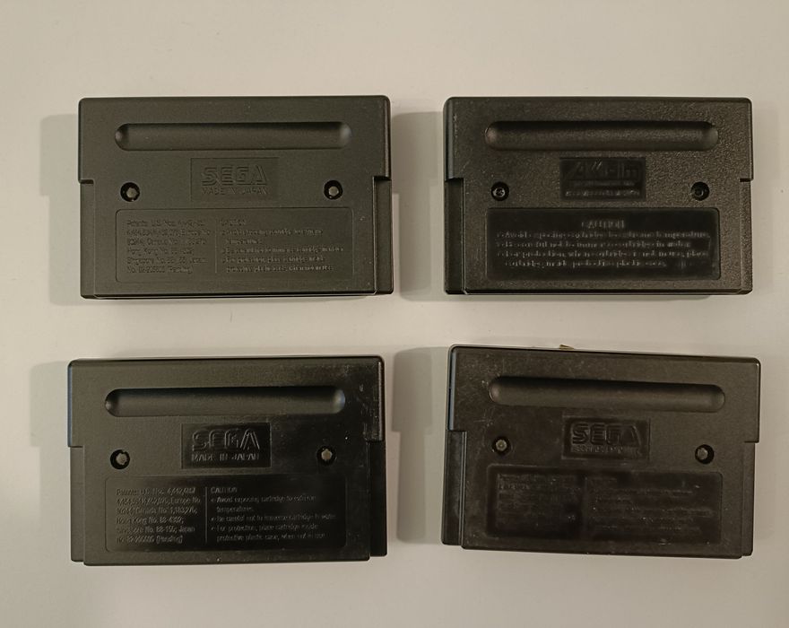 Zestaw gier Mega Drive - 4 tytuły