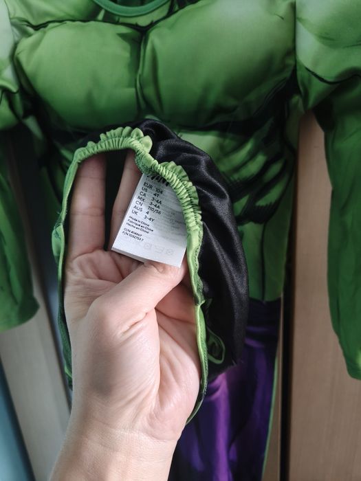 Strój Hulk na bal przebierańców