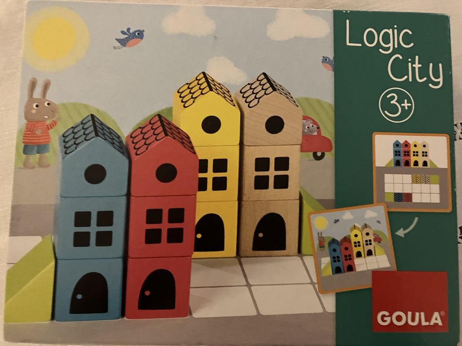 Jogo Logic City da GOULA 3+ ( completo/ optimo estado)