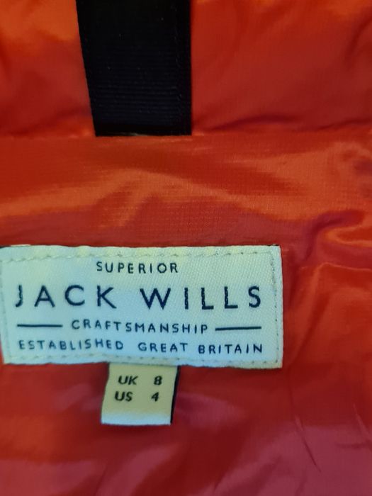 Jack Wills Женская легкая пуховая жилетка UK8 US4