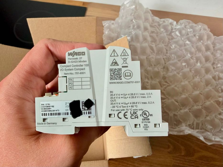 Moduł I/O sterownik WAGO Compact Controller 100 - CC100