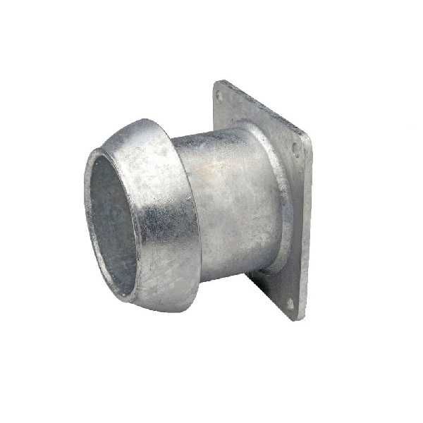 Króciec tylny kołnierzowy KVF 133 x 125 mm