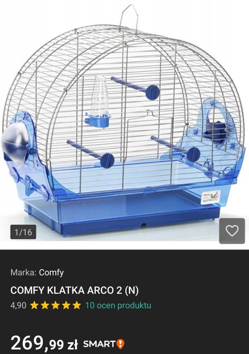 Klatka dla ptaków Arco