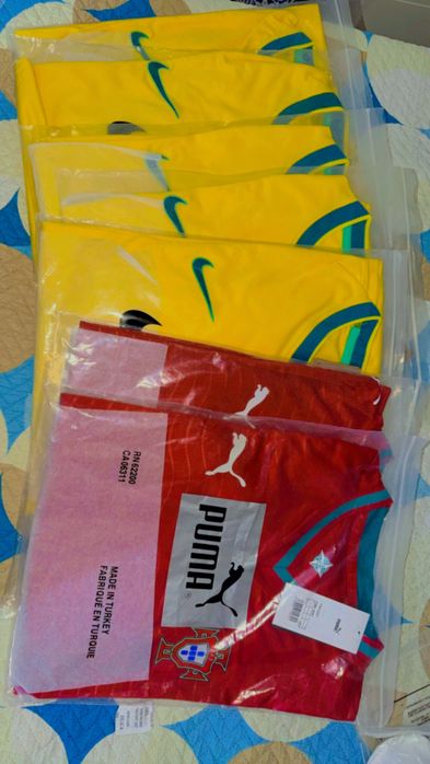 Camisas seleção Brasileira e Seleção Portuguesa  a pronta entrega