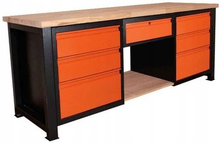 STÓŁ Warsztatowy P-2113 - DUŻY - ślusarski narzędziowy garażowy