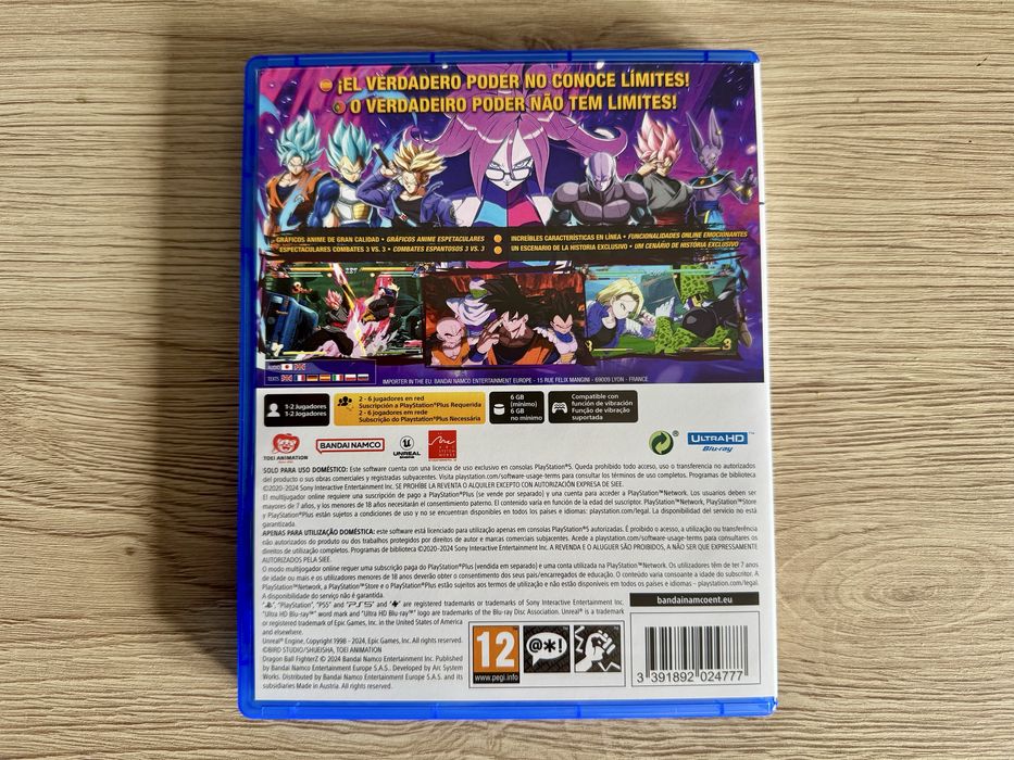 Jogo PS5 Dragon Ball Fighterz
