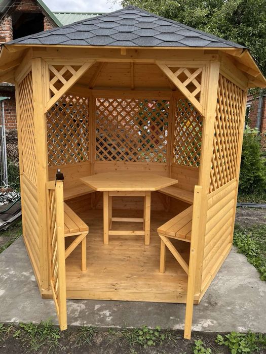 6-кутна Альтанка бесідка на 10-12гостей