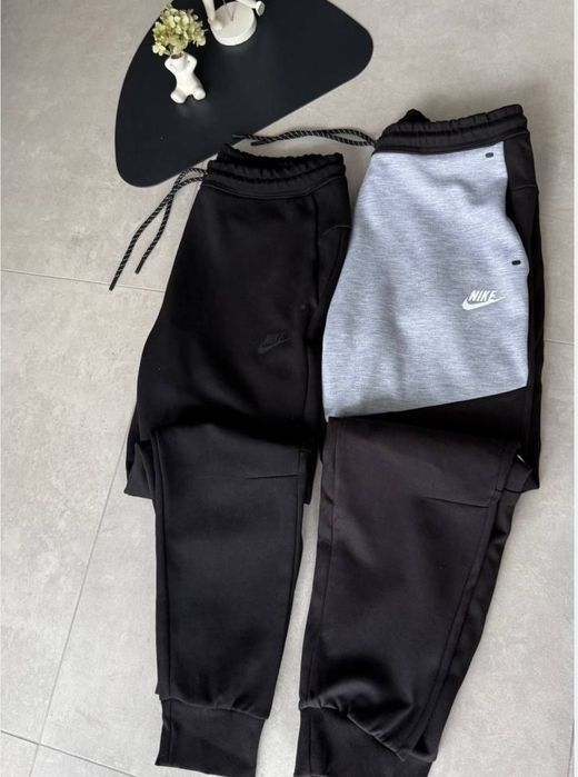 Штани Nike Tech Fleece сірі/ штани найк теч фліс/ чоловічі спортивні
