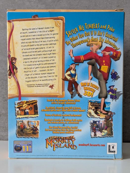 Escape from Monkey Island gra BIG BOX PC ENG z 2000 r.