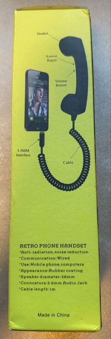 Sluchawka telefoniczna RETRO