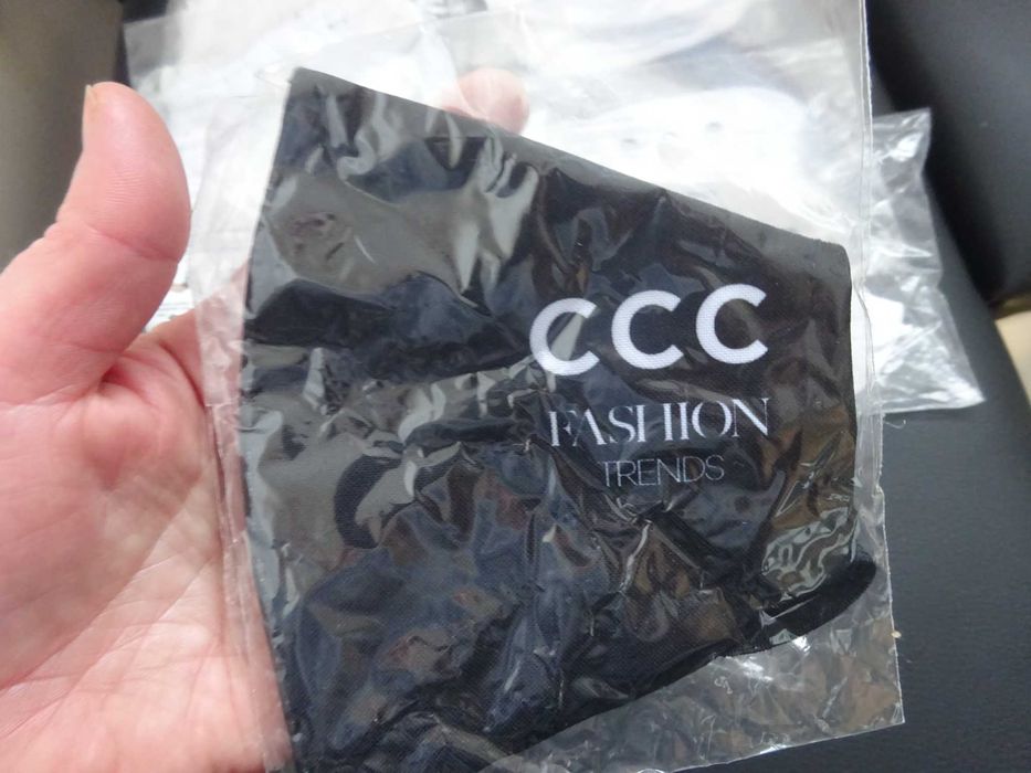 15 sztuk maseczka ochronna do twarzy bawełna 100% biała czarna nowe