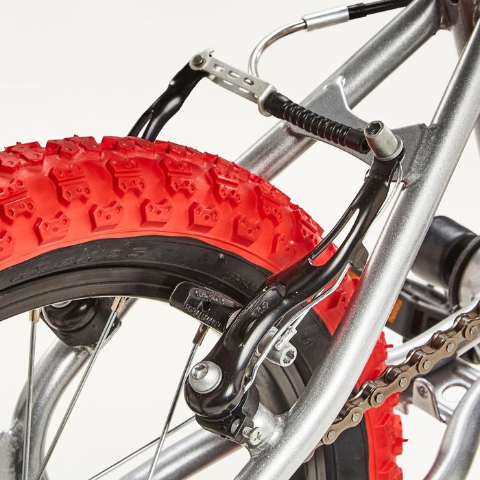 BICICLETA BMX 16" WIPE 500 5-7 ANOS CINZA