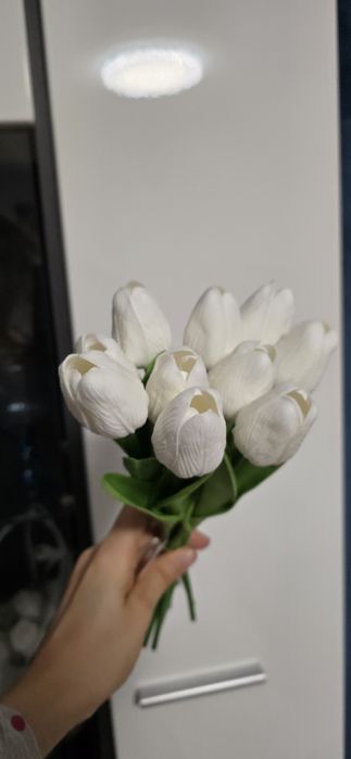 Nowe tulipany silikonowe 10 sztuk