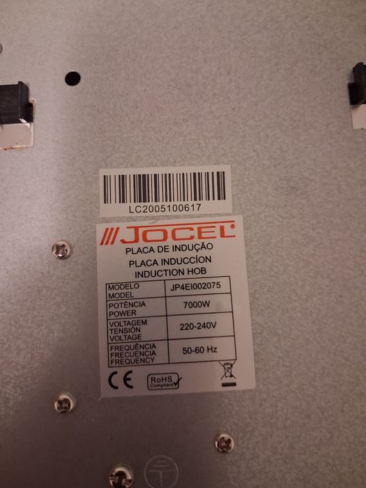 Placa de Indução Jocel (Para Peças ou Reparação) – Vidro Impecável
