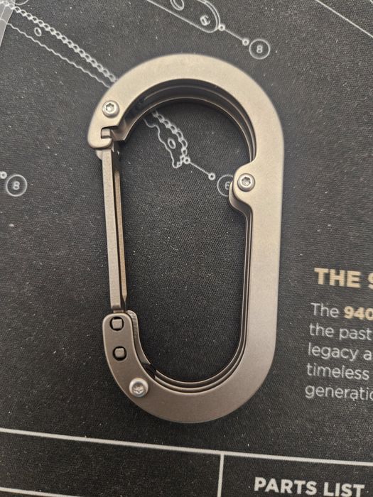 Аксесуари з титану, карабіни, ручки, мультитули