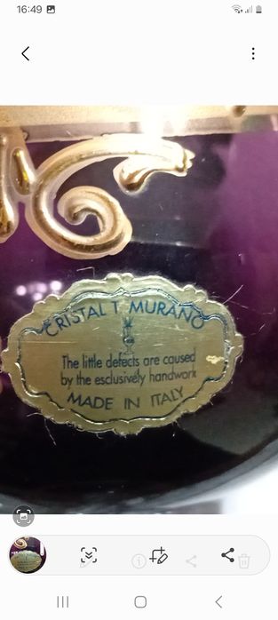 Copo Cristal E Murano