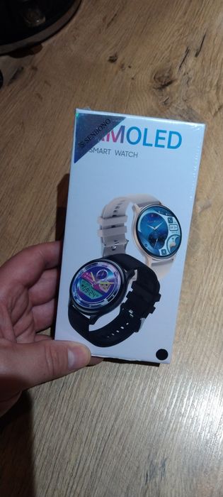 Smartwatch 1 szt została Senbono Amoled czarny nowy