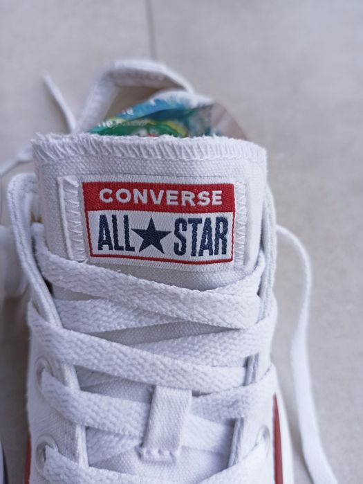 CONVERSE oryginalne białe trampki damskie rozmiar  36,5
