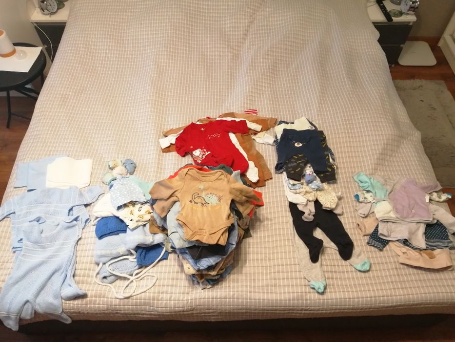 Ubranka dla chłopca mega paka 56-62