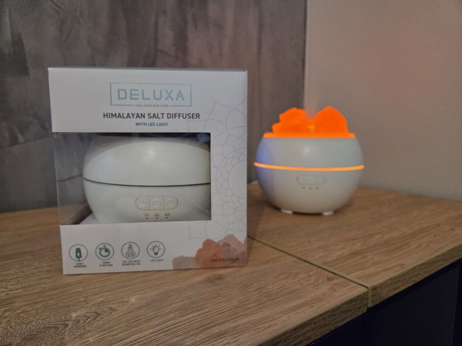 Dyfuzor zapachowy do olejków elektryczny sól himalajska