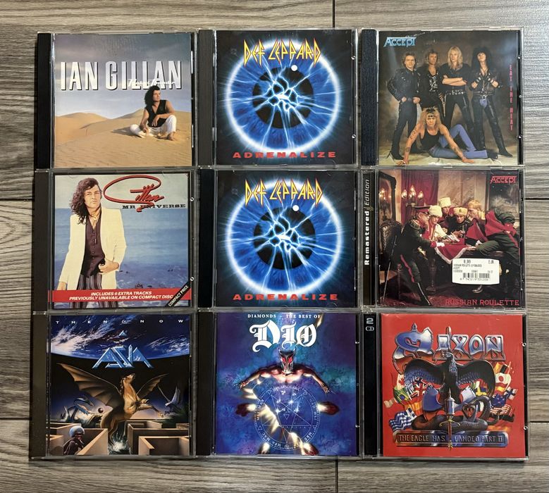 Płyty cd Accept, Def leepard