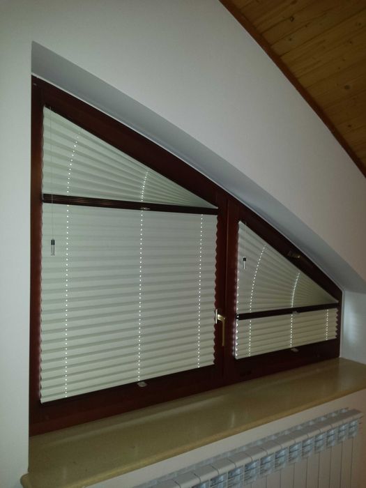 PLISY OKIENNE żaluzje rolety plisowane