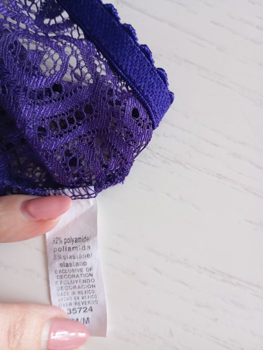 Komplet zestaw pas do pończoch+ majtki nowe