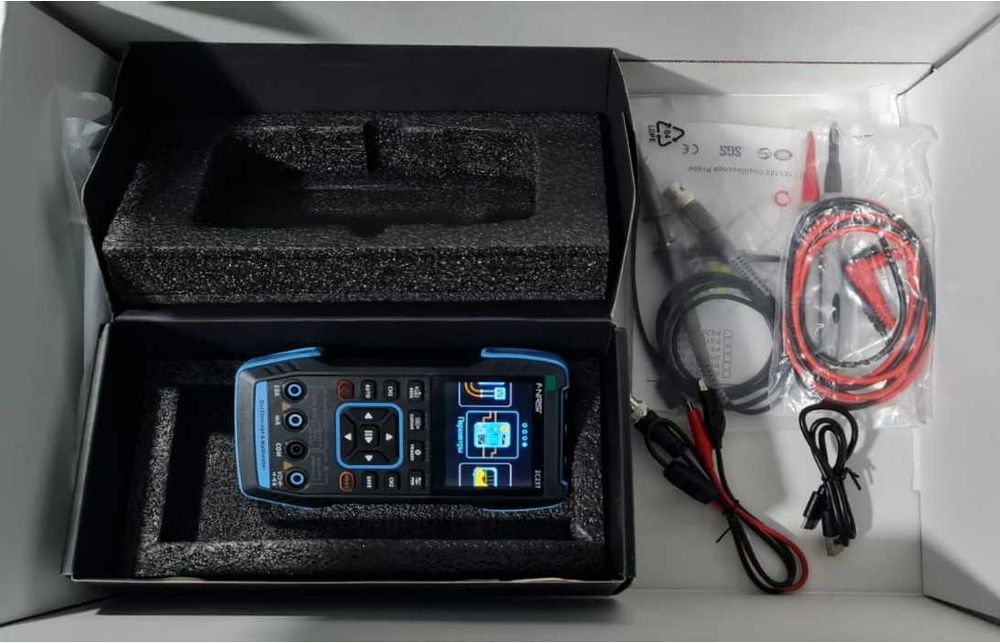 Осциллограф Fnirsi 2C23T генератор сигналов мультиметр 10 МГц