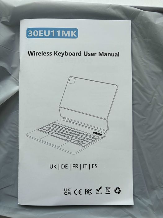 Bezprzewodowe etui z klawiaturą Vobafe KB-116 Wireless Keyboard Case