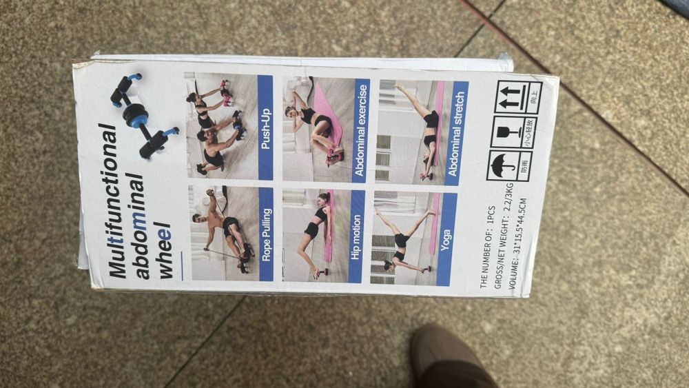 Roda de exercícios abdominais