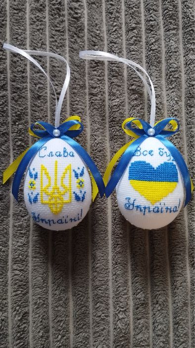 Вишиті великодні яйця / Великдень / паска/ вишиті писанки