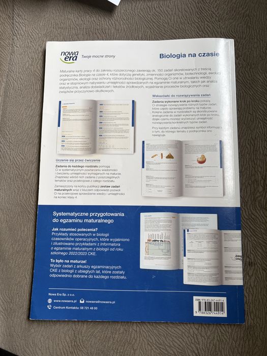 Maturalne karty pracy biologia 4