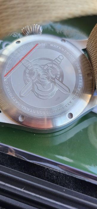 Годинник Steelflier, пілот, сапфірове скло, 200 метрів водозахист