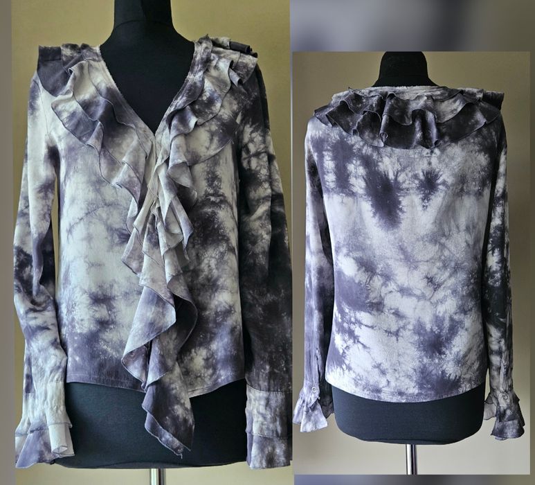 100% silk jedwab Guess Jeans bluzka rozmiar L