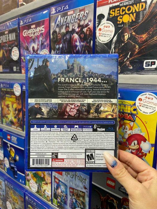 Sniper Elite 5 Снайпер PS4, PS5 igame