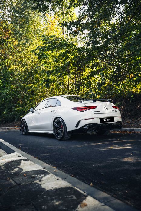 Wynajem Mercedes Cla 45s AMG / 421 KM / Brak kaucji / Do ślubu