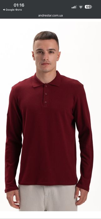 Коттоновая кофта поло Cos